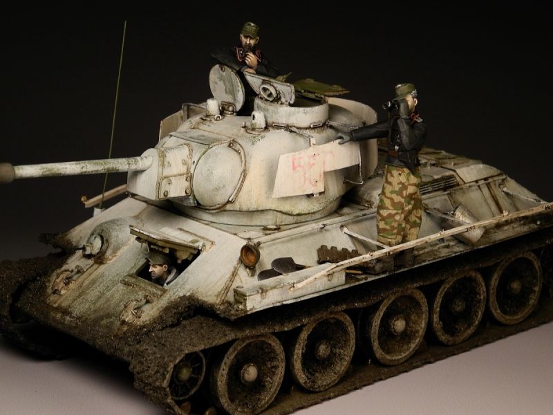 German captured T-34/76, Ukraine 1943/44