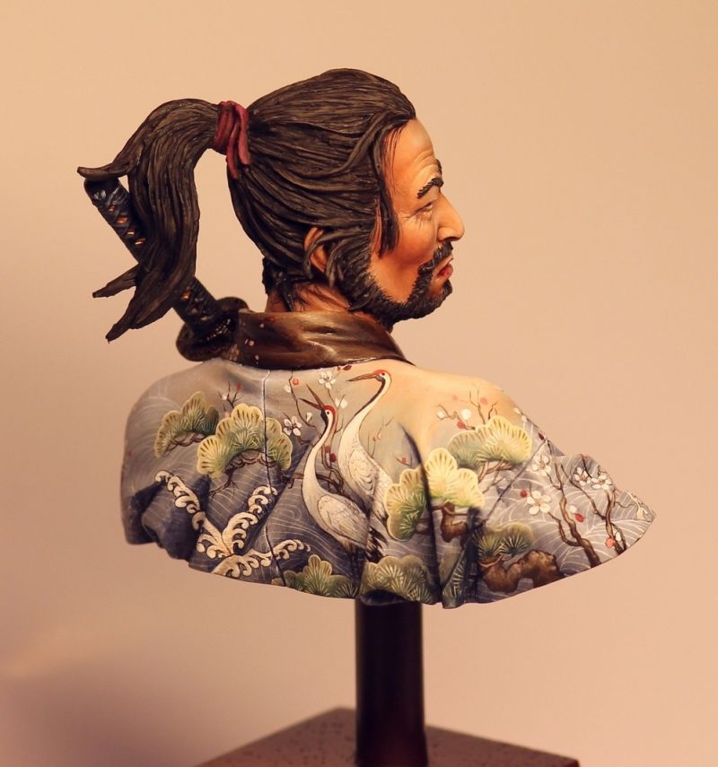 RONIN BUST (with birds №2)