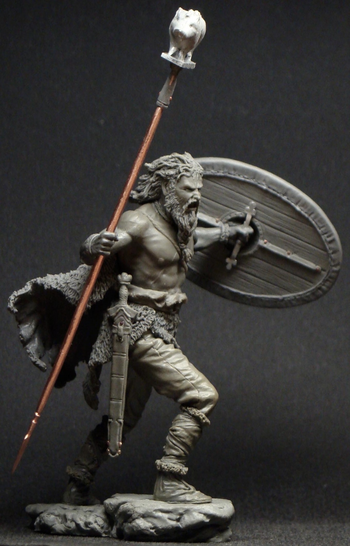 Celtic Warrior, 1st. Century B.C. SG-F120 54 mm 1/32