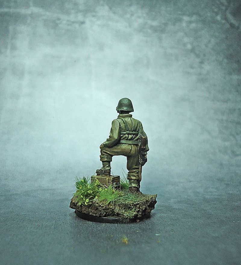 Bolt Action miniature: American WWII officer