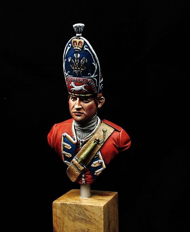 British infantry bust
