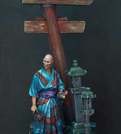 Samurai 19 century figure. fantasy version