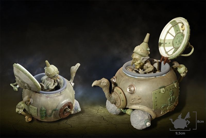 Goblin & the Steampunk Teapot