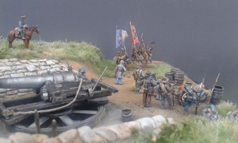 “All quite on the southern front” ACW Coastal Defence Emplacement 1/72