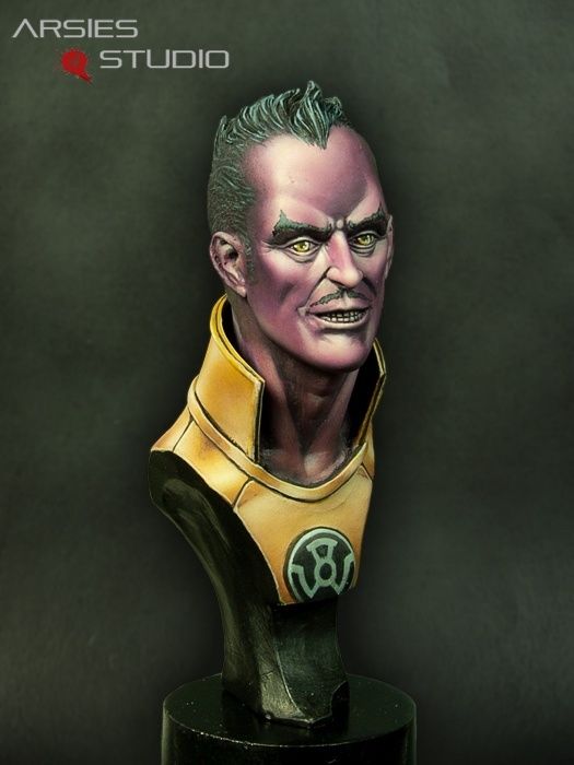 Sinestro, the Yellow Lantern (Anonymous bust)