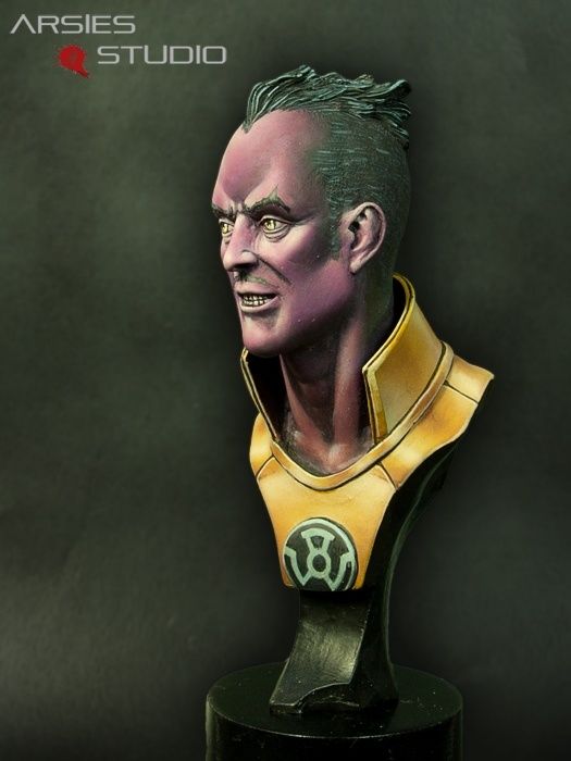 Sinestro, the Yellow Lantern (Anonymous bust)