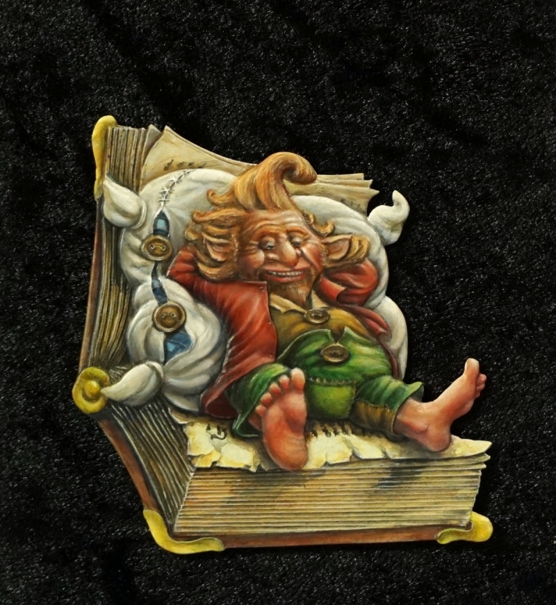Dwarf in a book