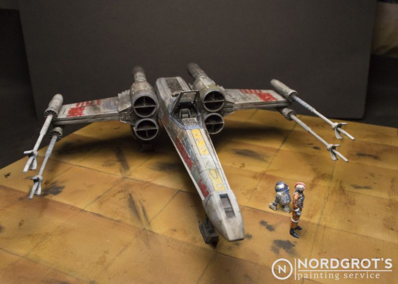 Arrival on Bespin - Bandai 1:72 X-Wing