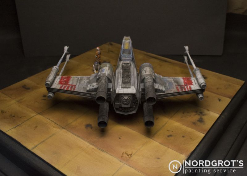 Arrival on Bespin - Bandai 1:72 X-Wing