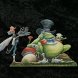 Frog with butler